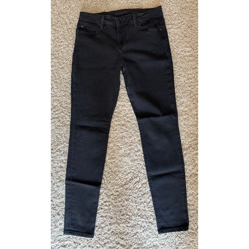Women's Joe's Jeans The Icon Flawless Mid-Rise Skinny in Black, Size 29